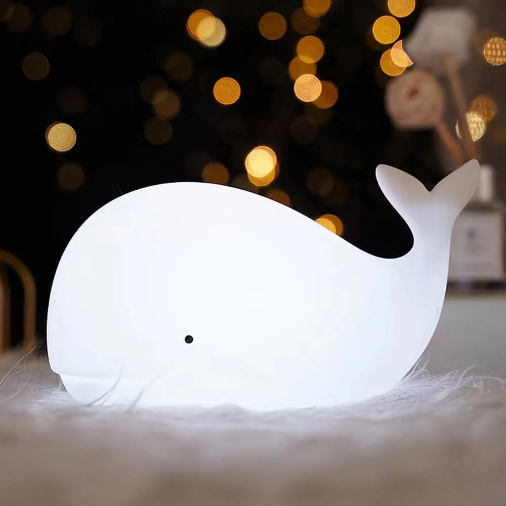 Whale Silicone Night Light